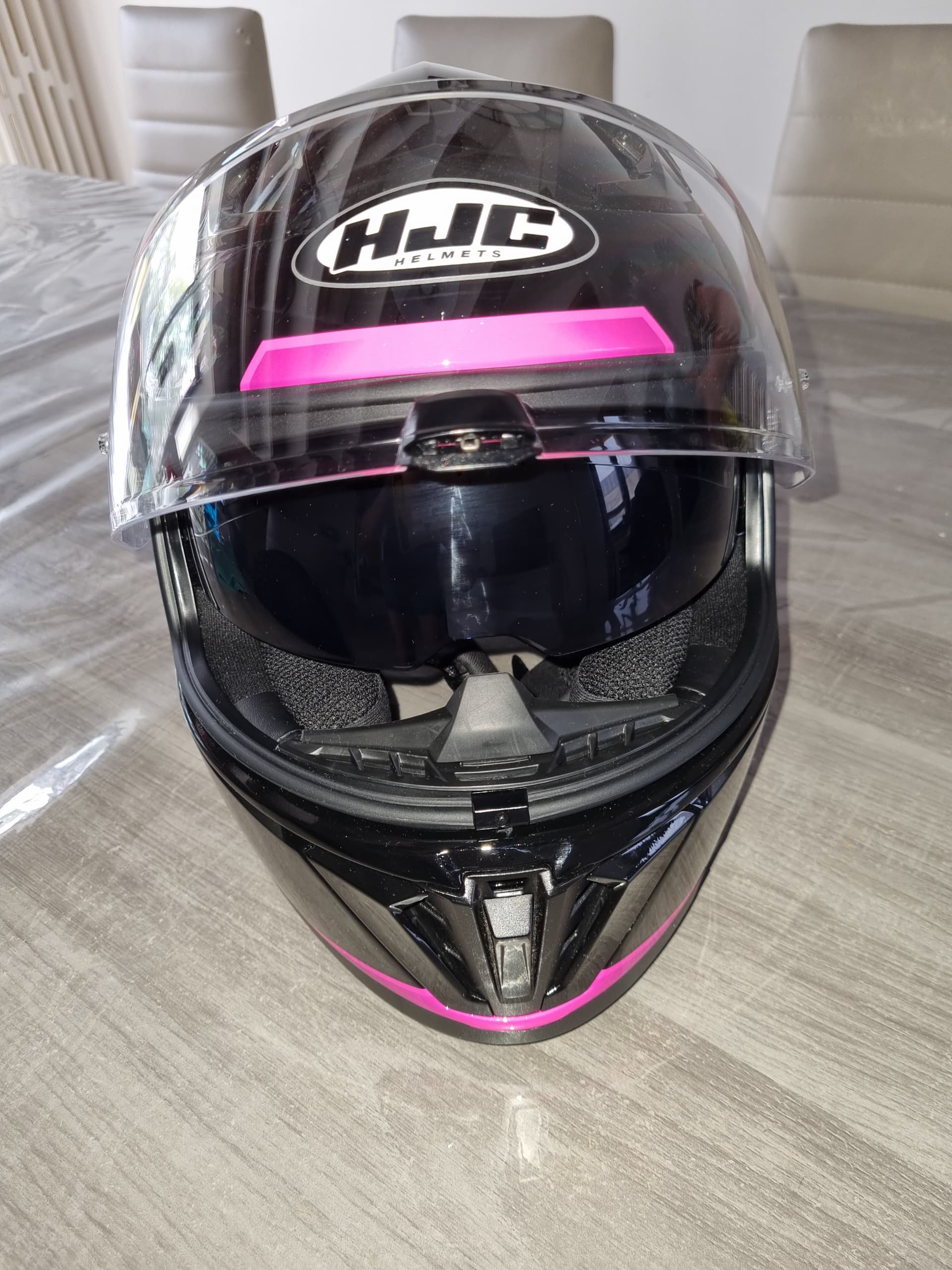Casque HJC i70 noir rose — photo 3/5