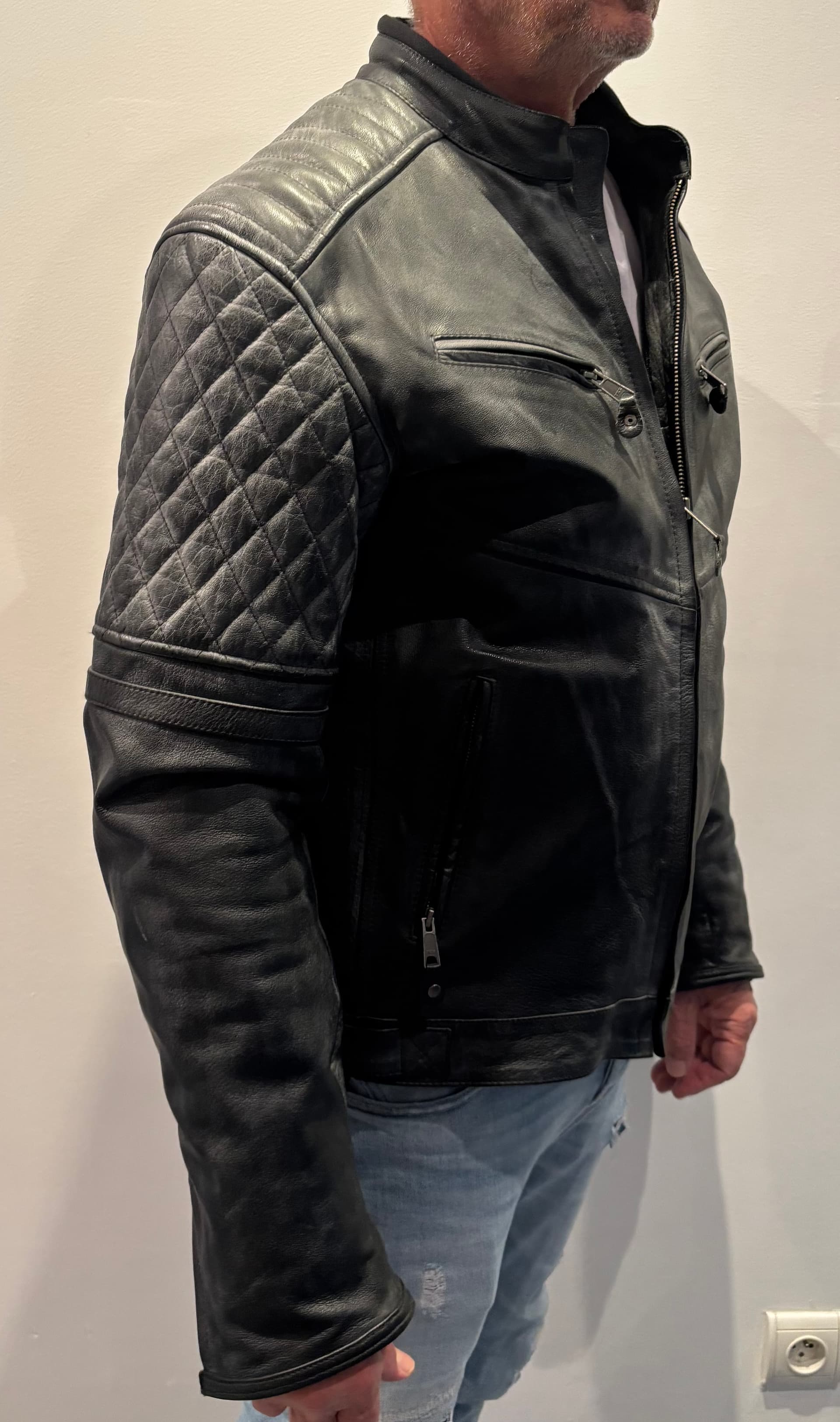 Blouson de moto cuir — photo 2/5