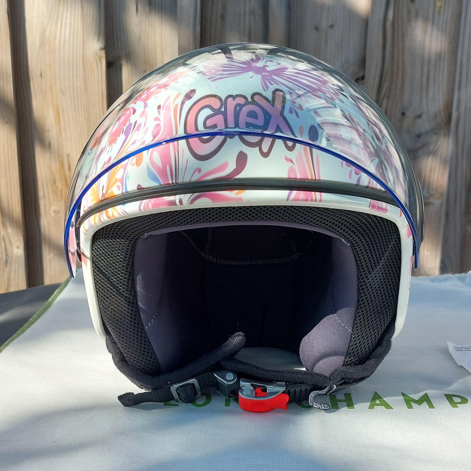 Casque moto enfant GREX G1.1 Artwork Butterfly XXS.