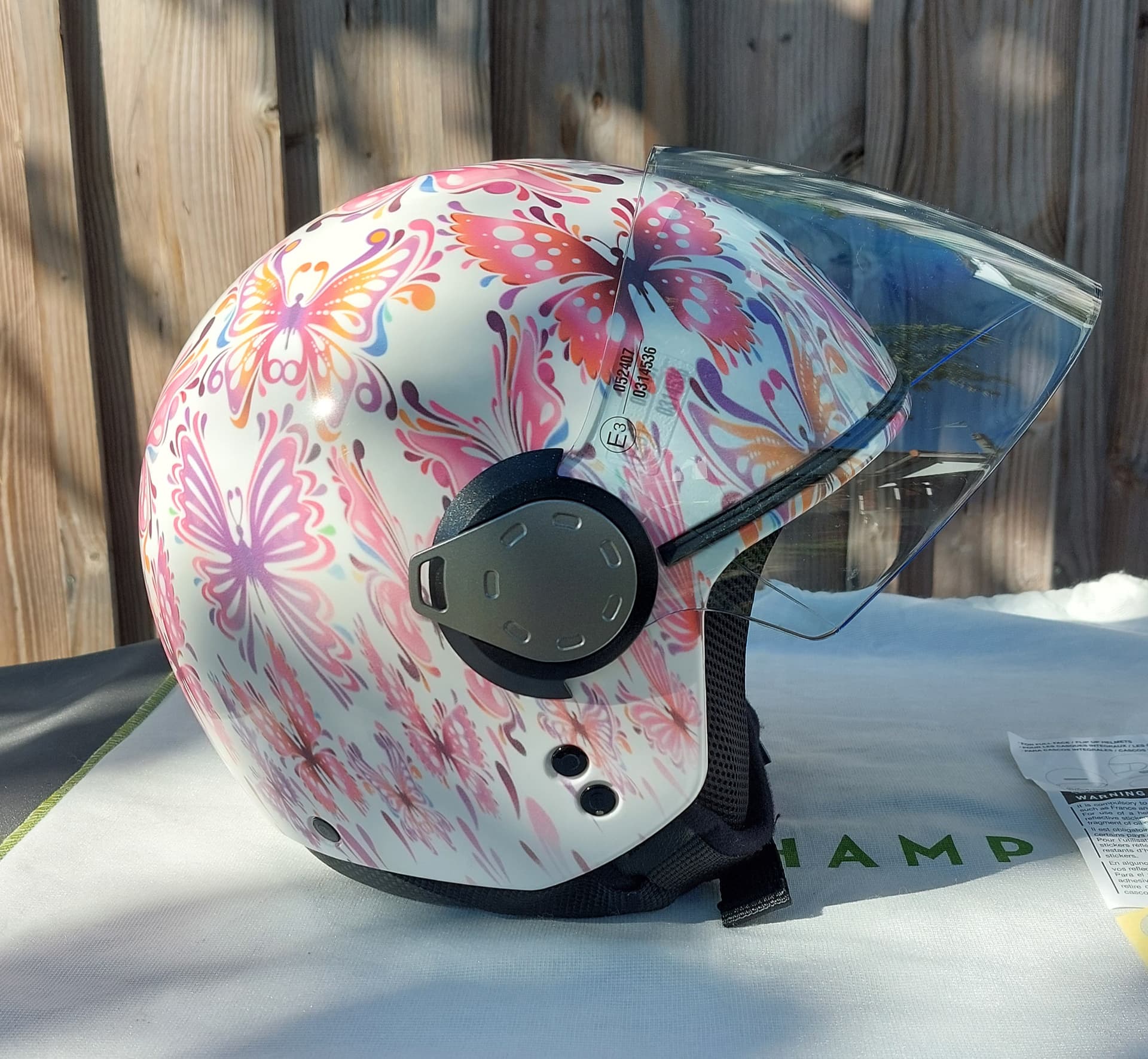 Casque moto enfant GREX G1.1 Artwork Butterfly XXS. — photo 2/5