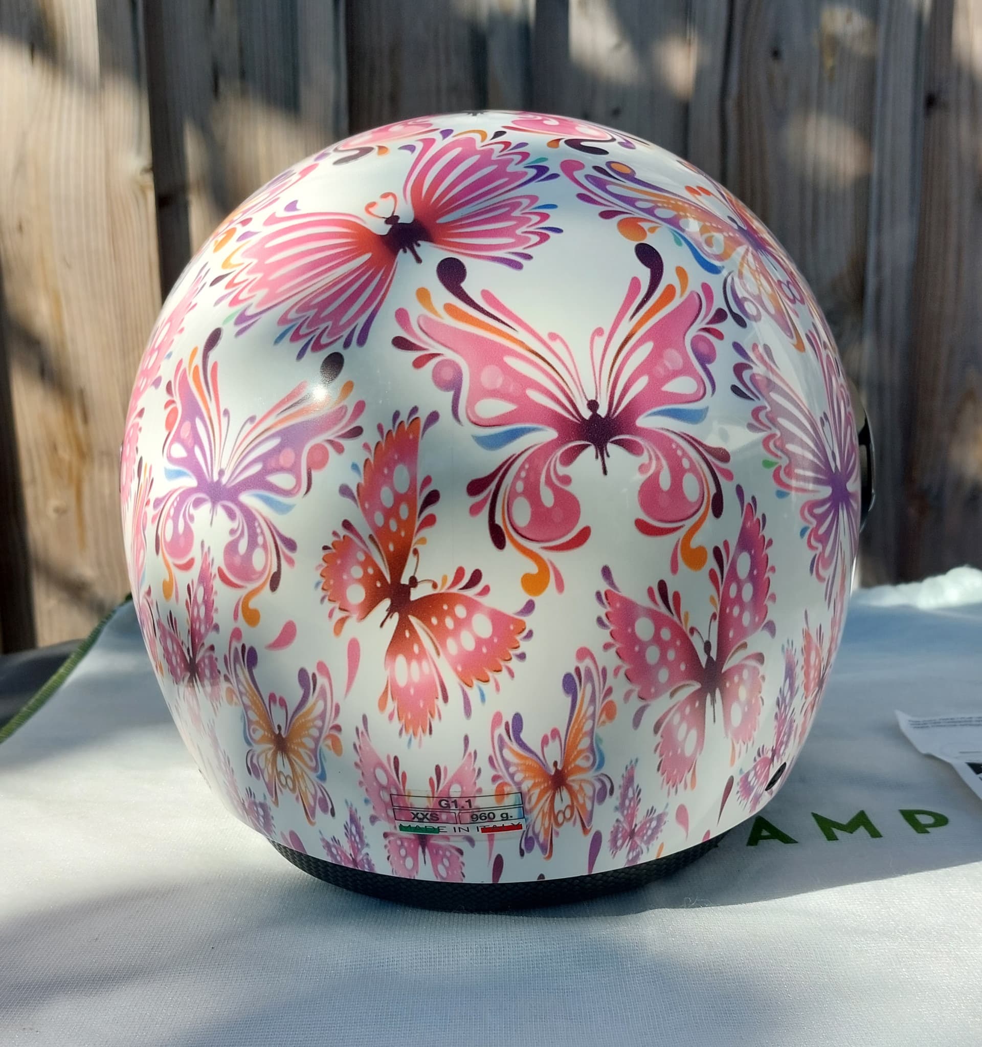 Casque moto enfant GREX G1.1 Artwork Butterfly XXS. — photo 4/5