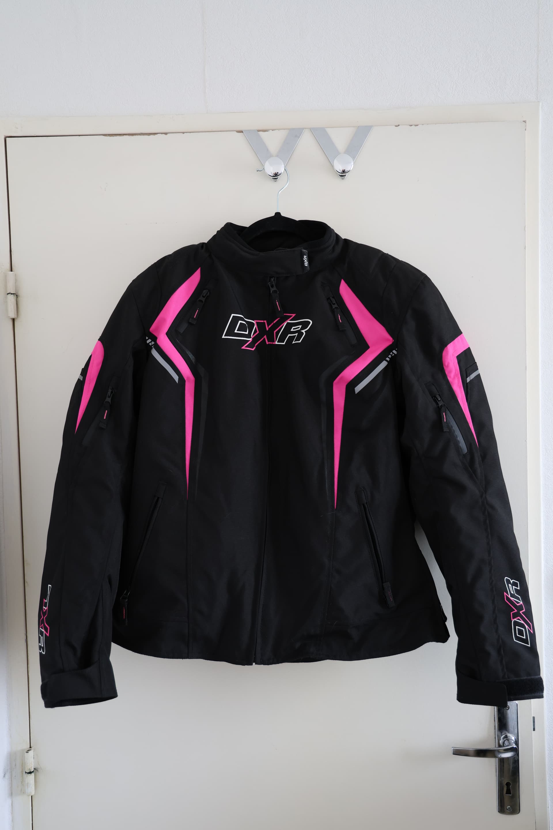 Blouson moto DXR JULIA – Taille 2XL (44) Comme neuf (Avec Dorsale)