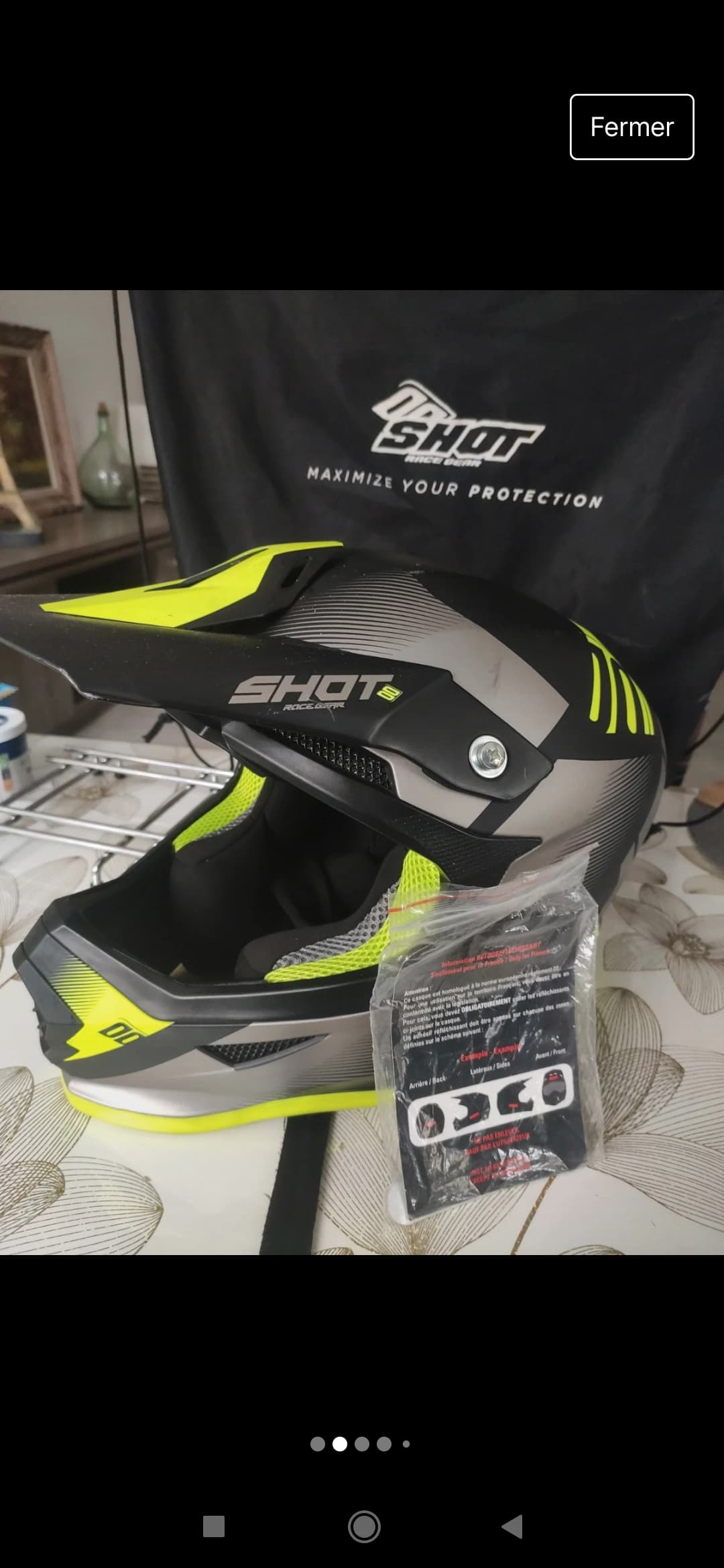 Casque moto Furious shot taille S excellent état — photo 3/5