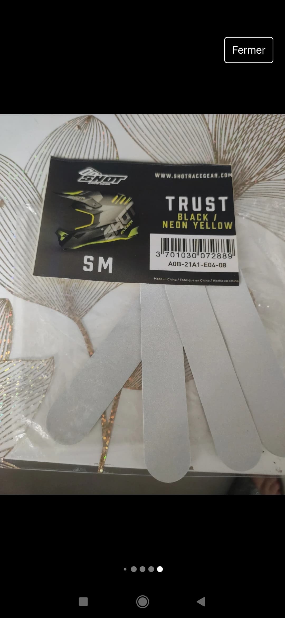 Casque moto Furious shot taille S excellent état — photo 5/5