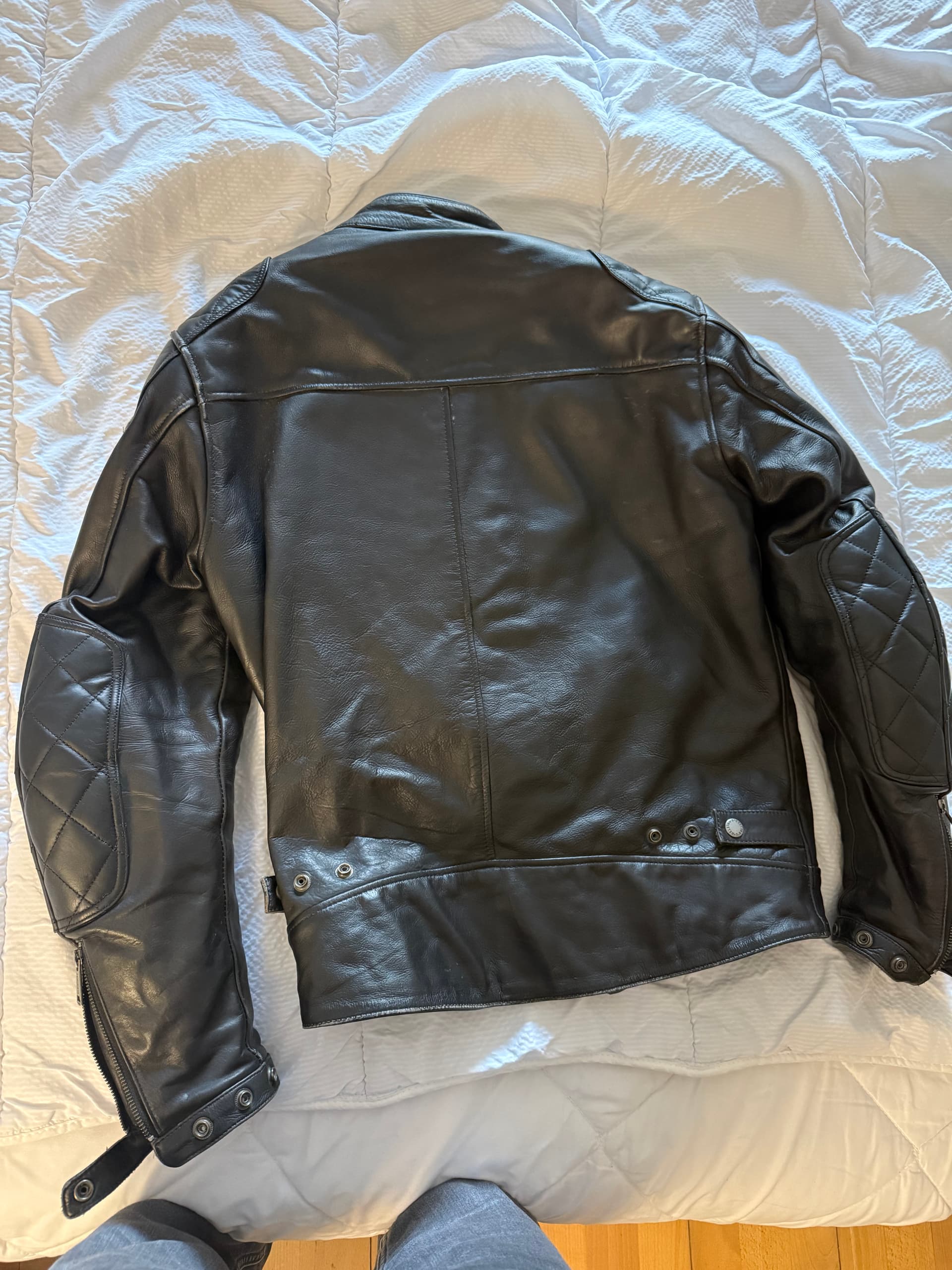 Blouson cuir homme Helstons — photo 2/3