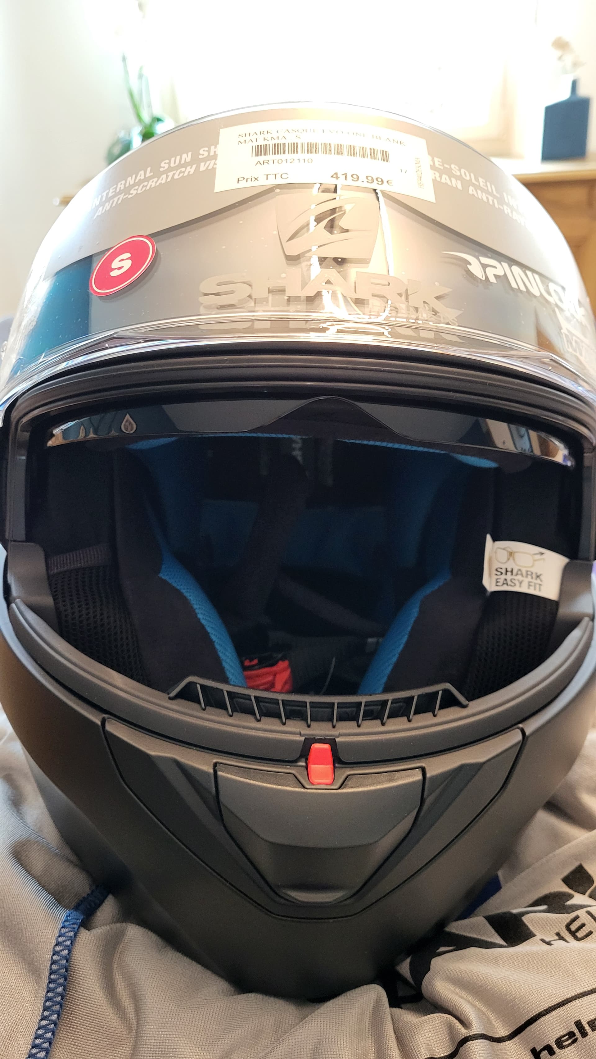 Casque neuf SHARK EVO -ONE Blank mat KMA : S