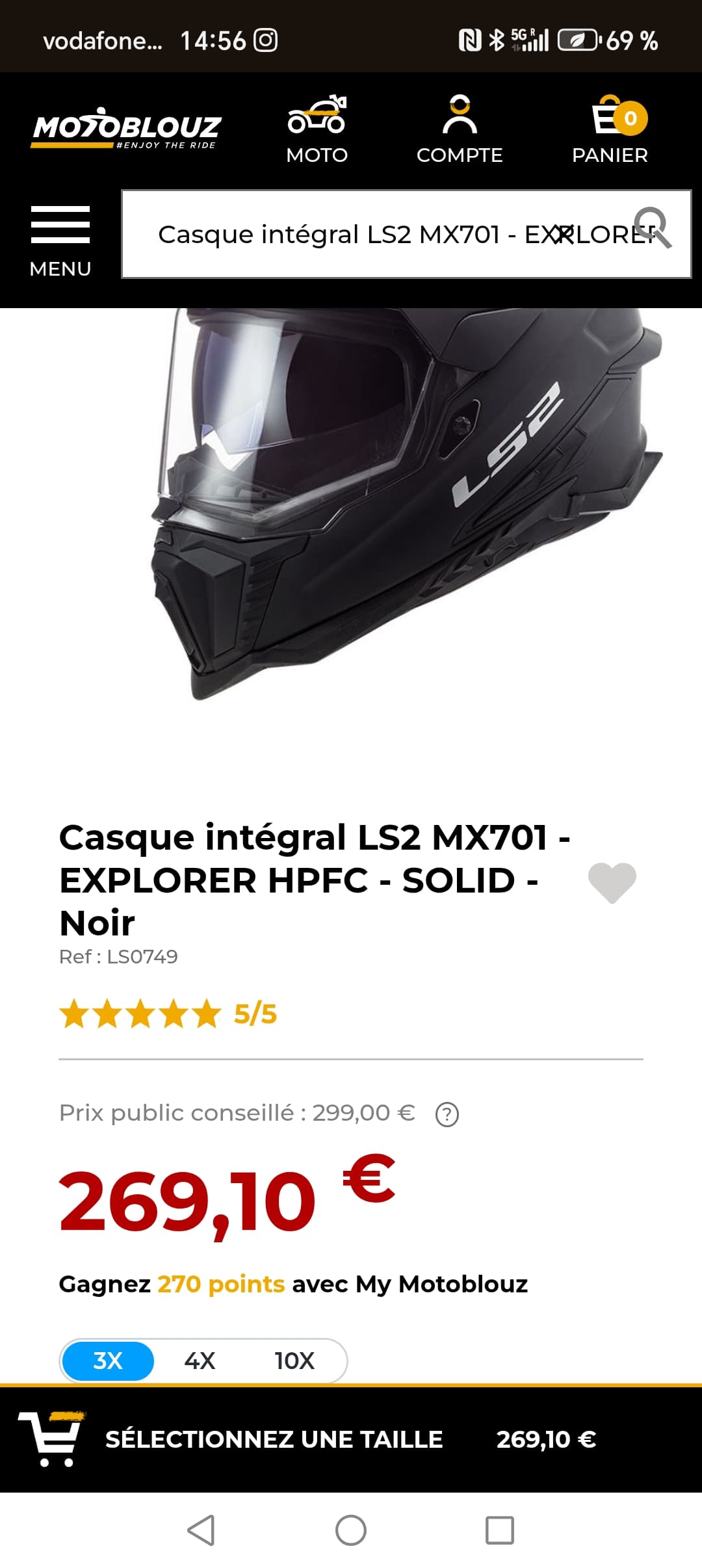 Casque ls2 intégral — photo 2/2