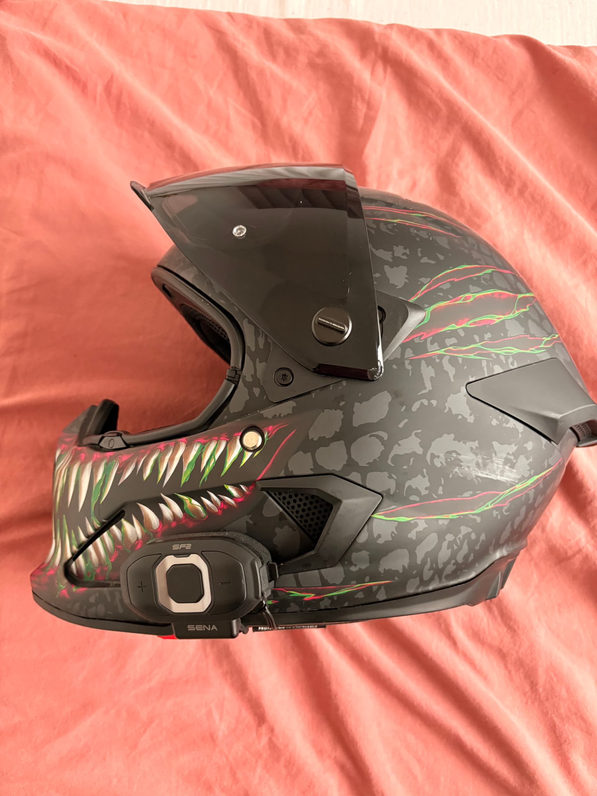 Casque Ruroc atlas 3.0 + intercom Sena sf2