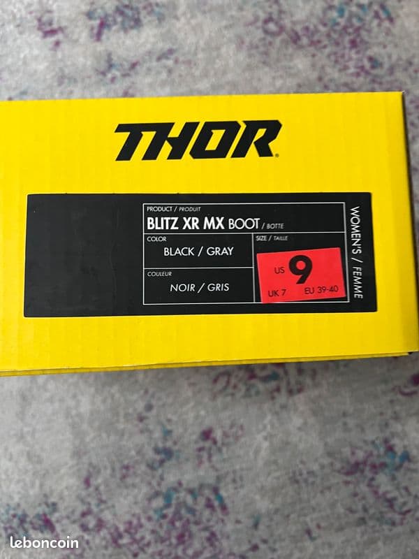 THOR MOTOCROSS - Bottes femme Women's Blitz XR Noir / Gris — photo 3/3