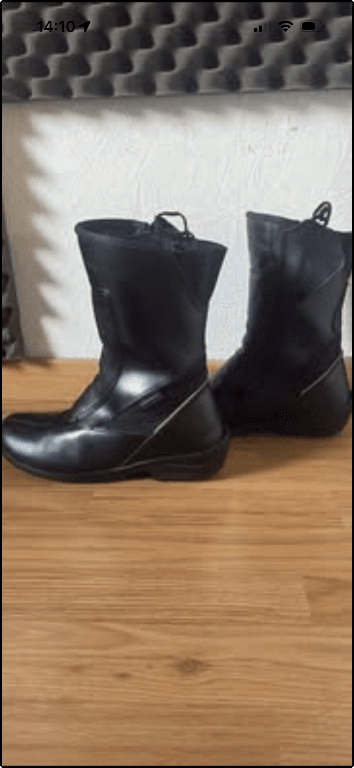 Bottes moto cuir femme — photo 2/3