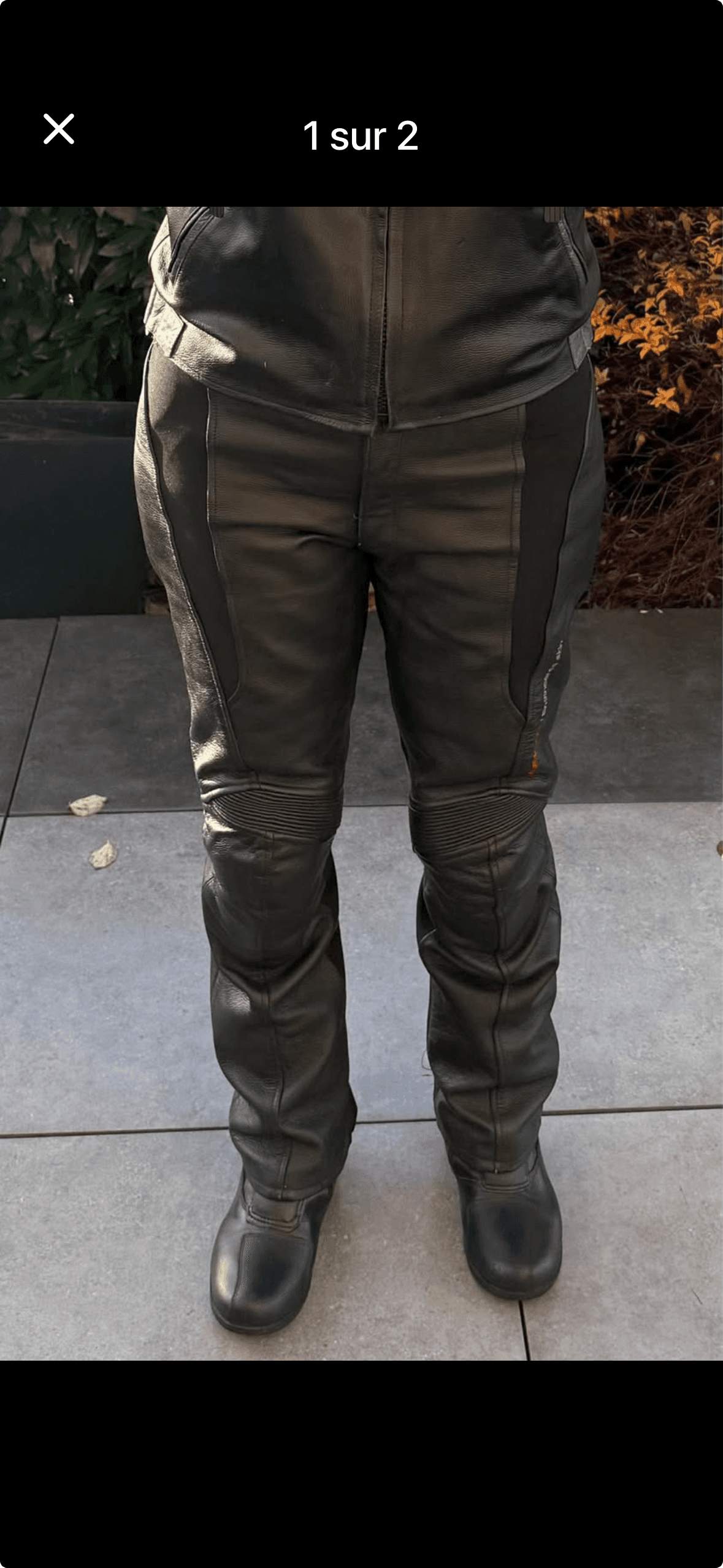 Pantalon cuir femme taille  42 — photo 1/1