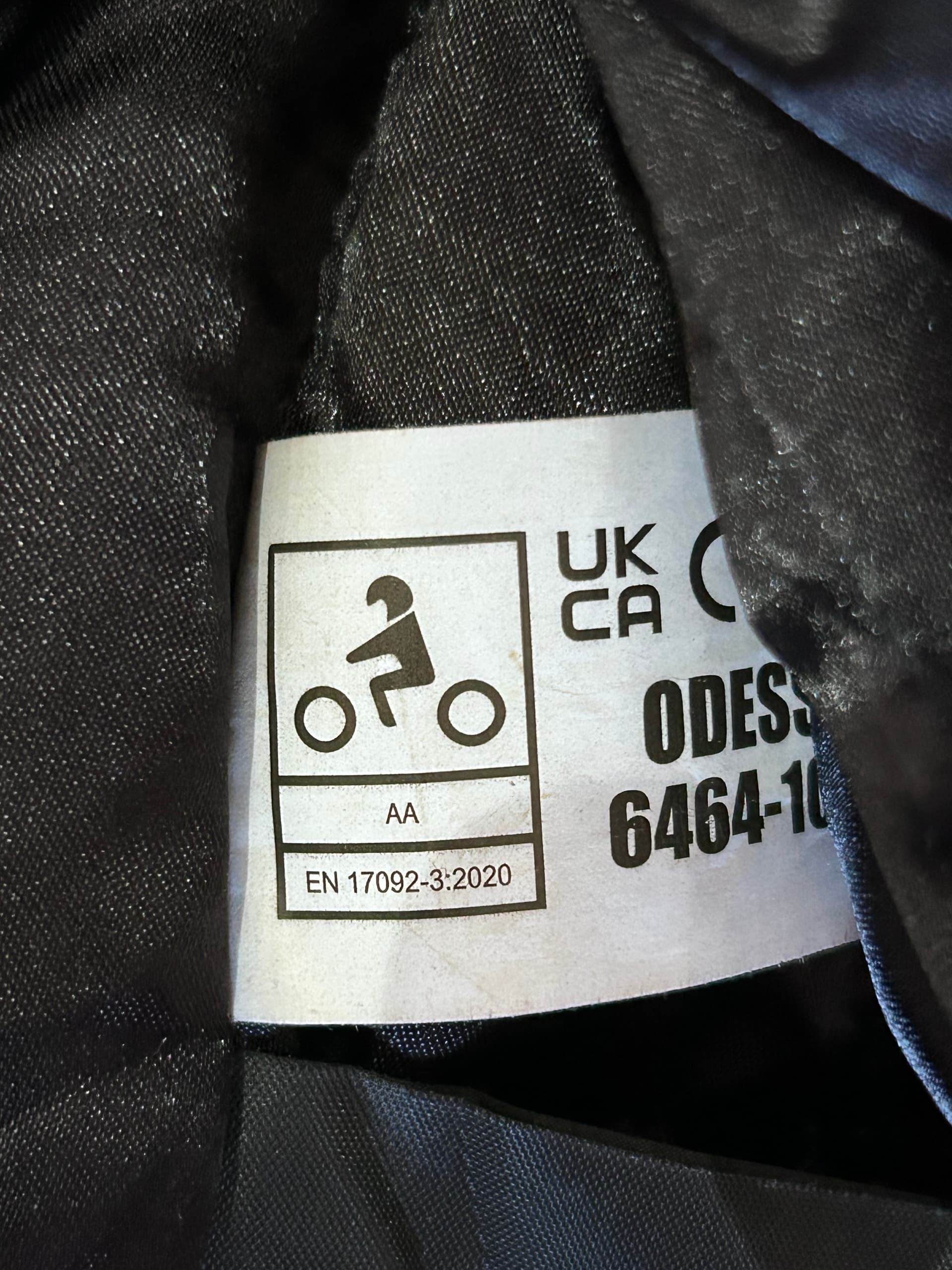 Veste moto noir/fuchsia Furygan AA taille XXL — photo 4/6