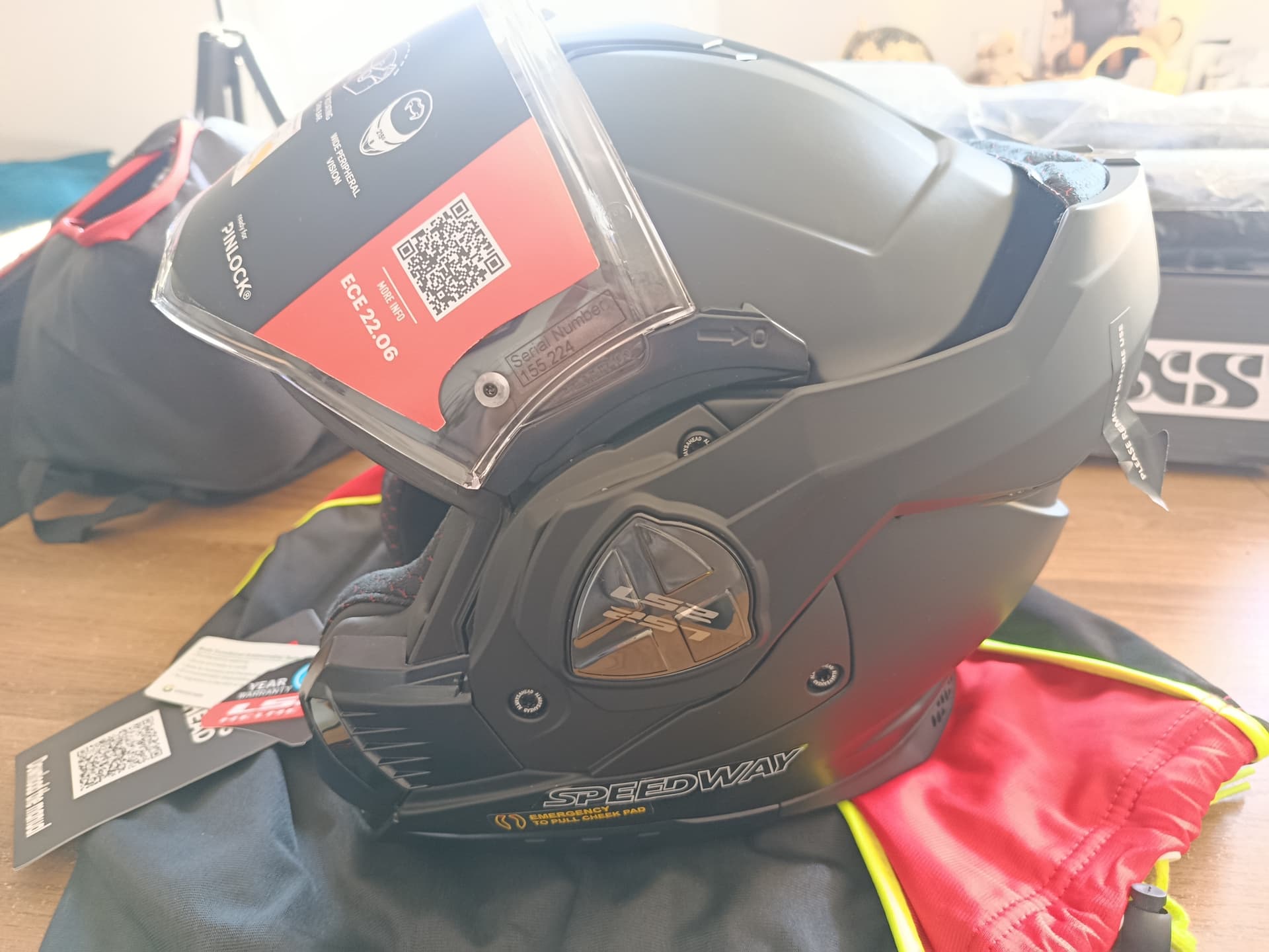 Casque modulable LS2 Advant X neuf – noir mat – taille XL – jamais porté