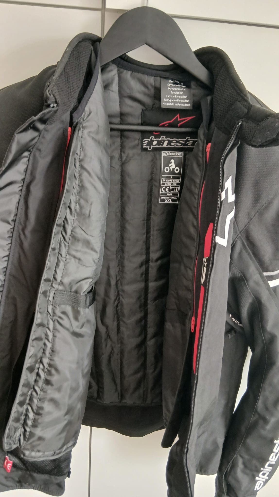 Alpinestars - Blouson T-SP 1 Waterproof Noir / Blanc — photo 3/4