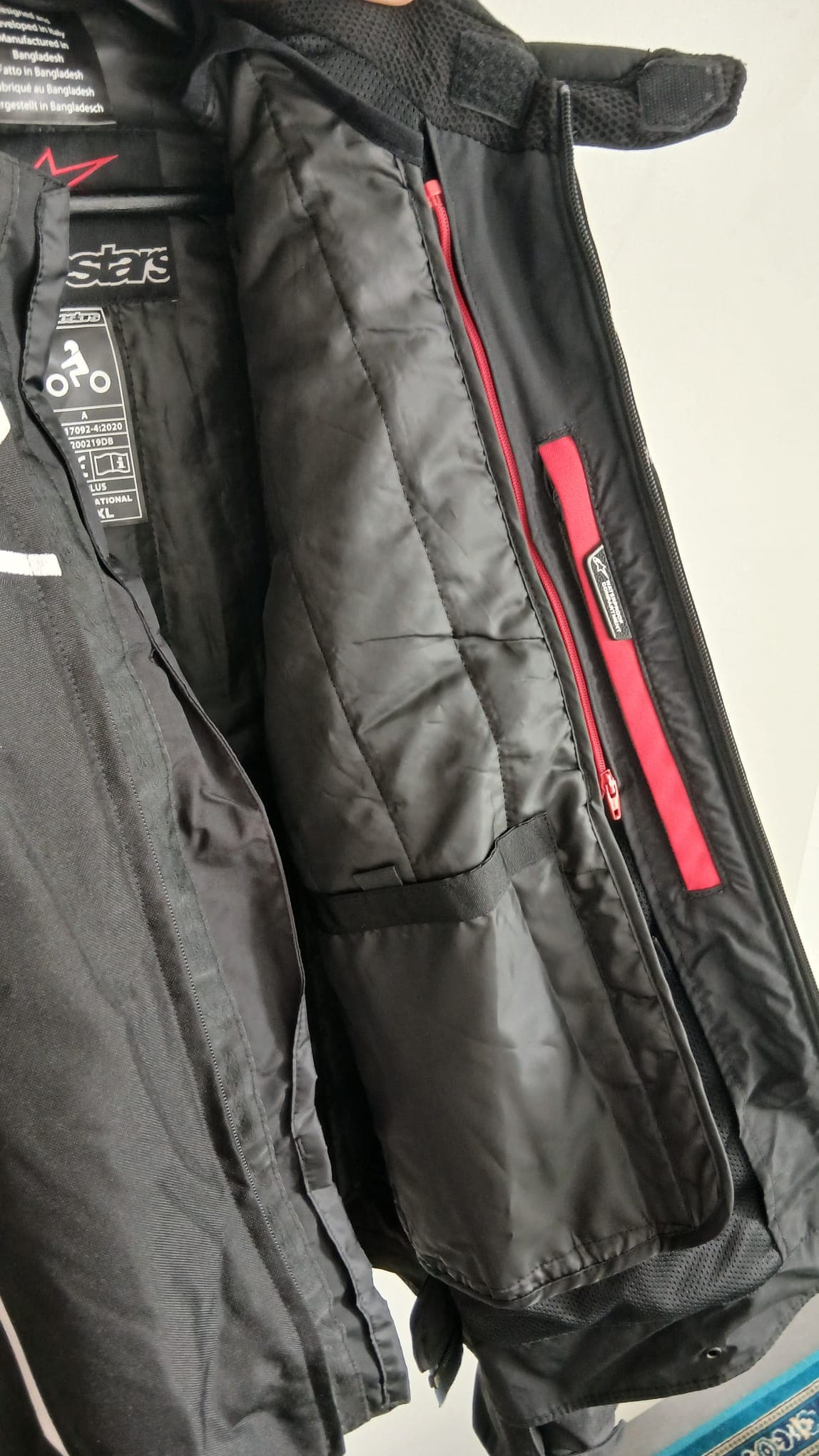 Alpinestars - Blouson T-SP 1 Waterproof Noir / Blanc — photo 4/4