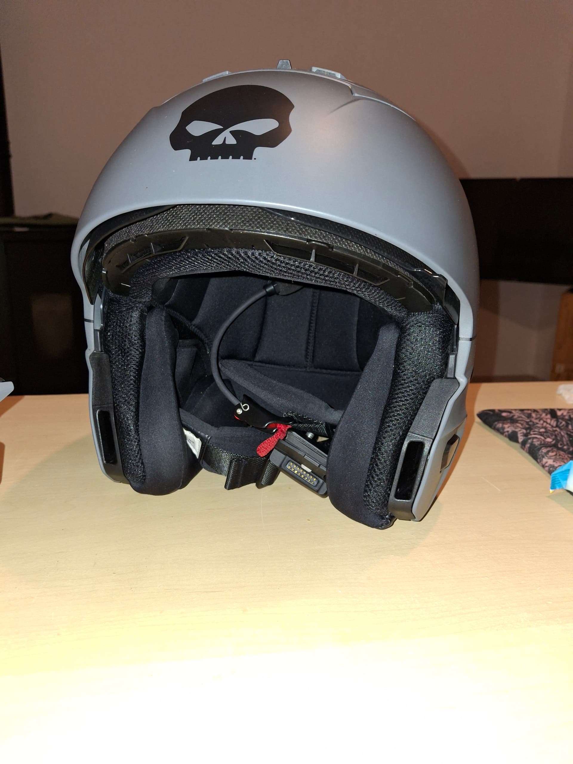 Casque 2 en 1 Harley Davidson Pilot II authentique gris perle — photo 3/5