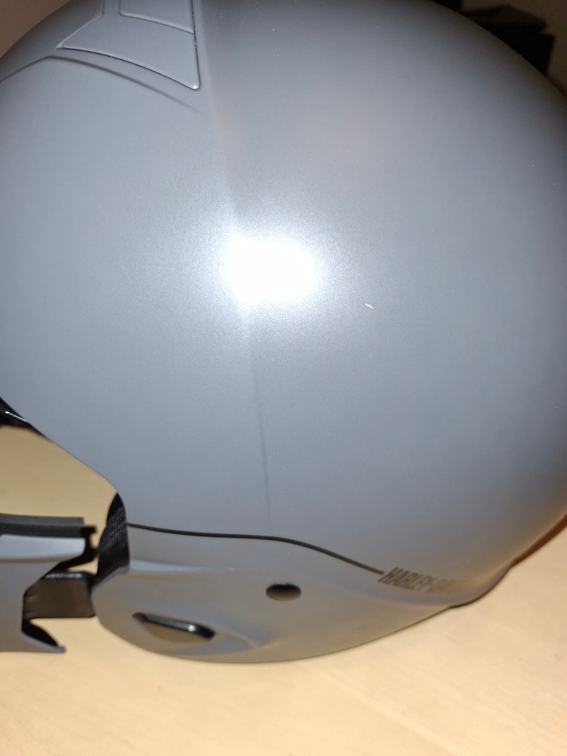 Casque 2 en 1 Harley Davidson Pilot II authentique gris perle — photo 4/5