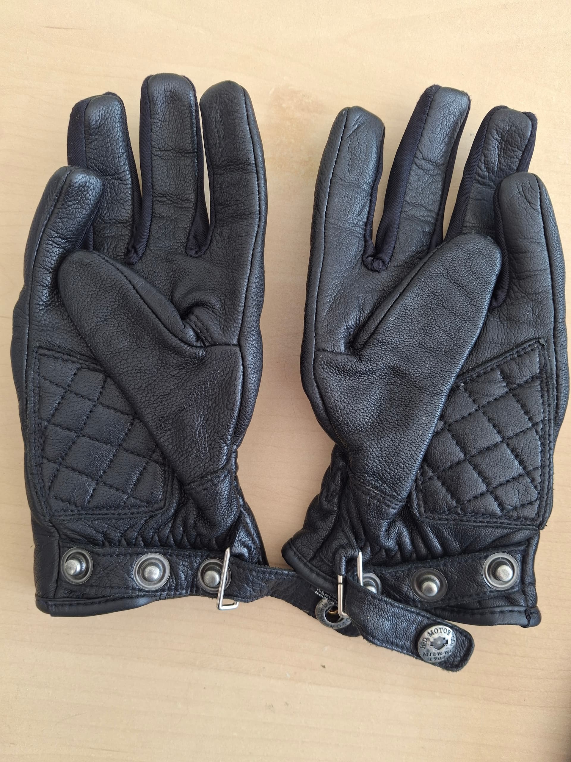 Gants coqués Harley-Davidson taille S — photo 1/3