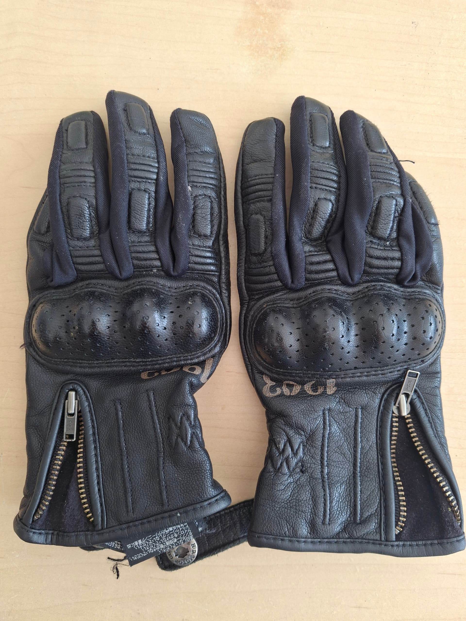 Gants coqués Harley-Davidson taille S — photo 2/3