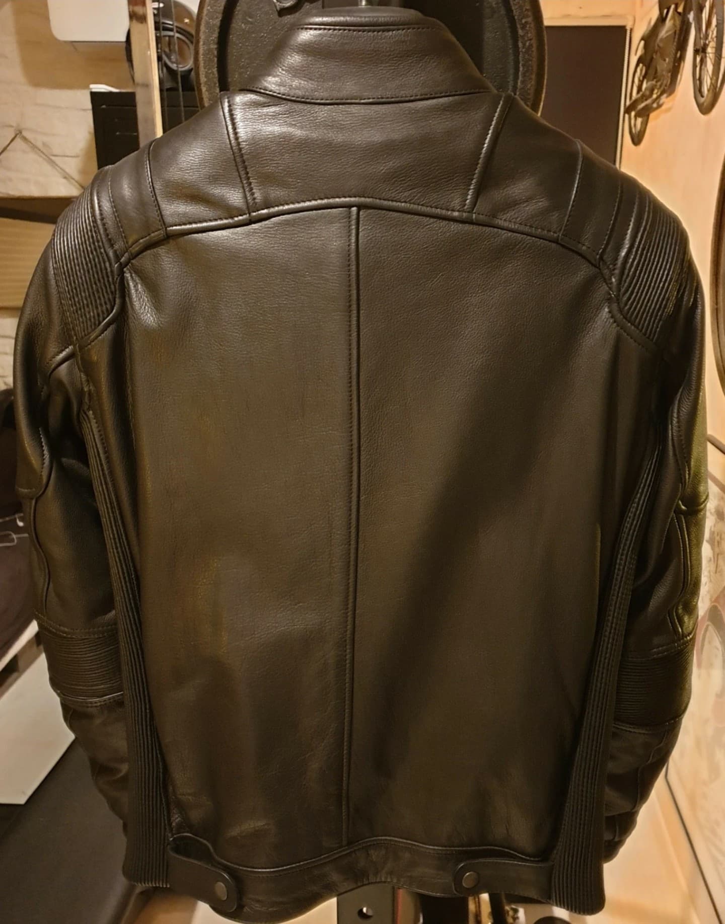 Blouson Helstons Trust Cuir Plain — photo 2/6