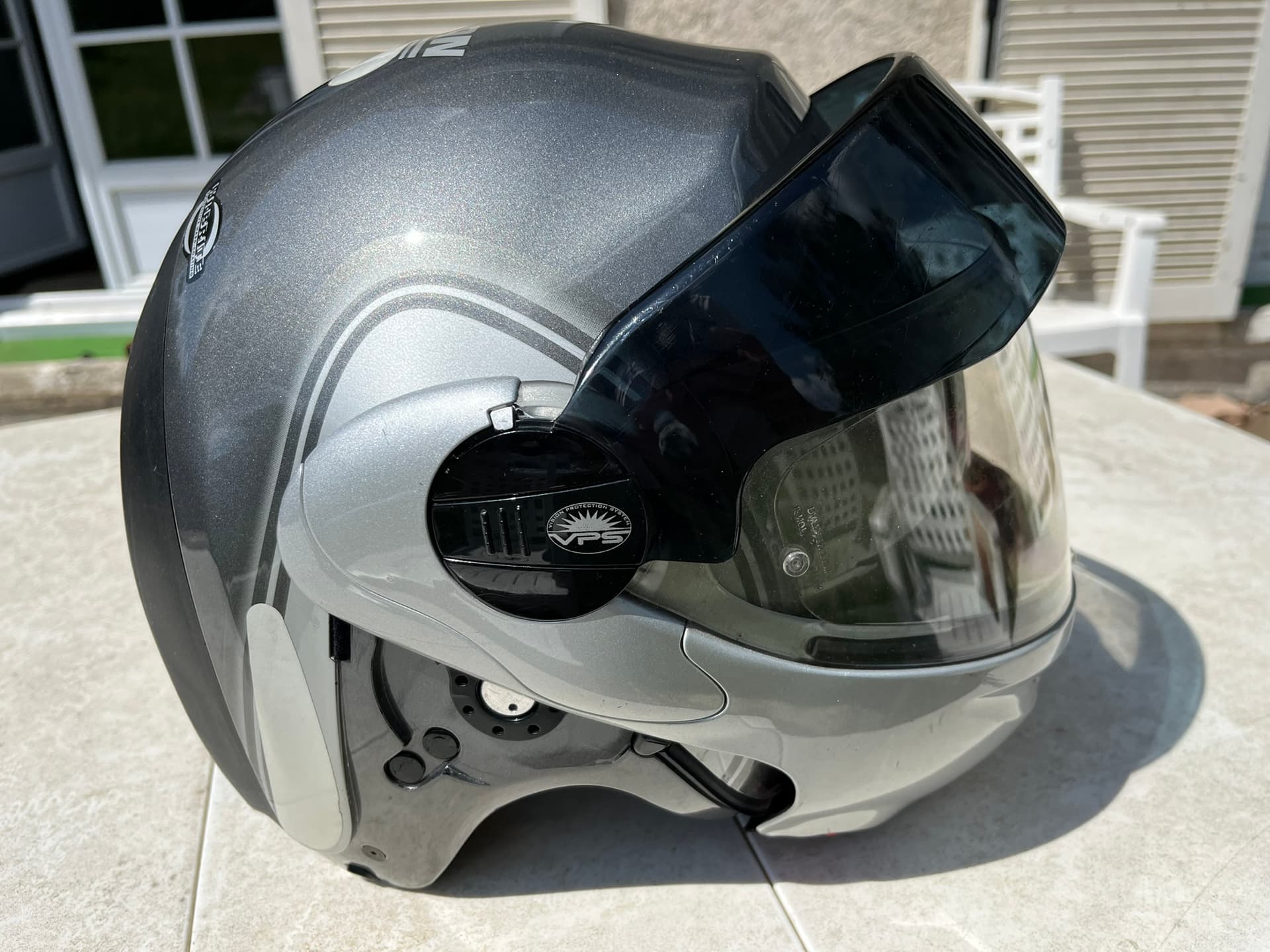 Casque Nolan N101 Classic VPS Platinum Silver – Modulable Femme Taille S – VPS