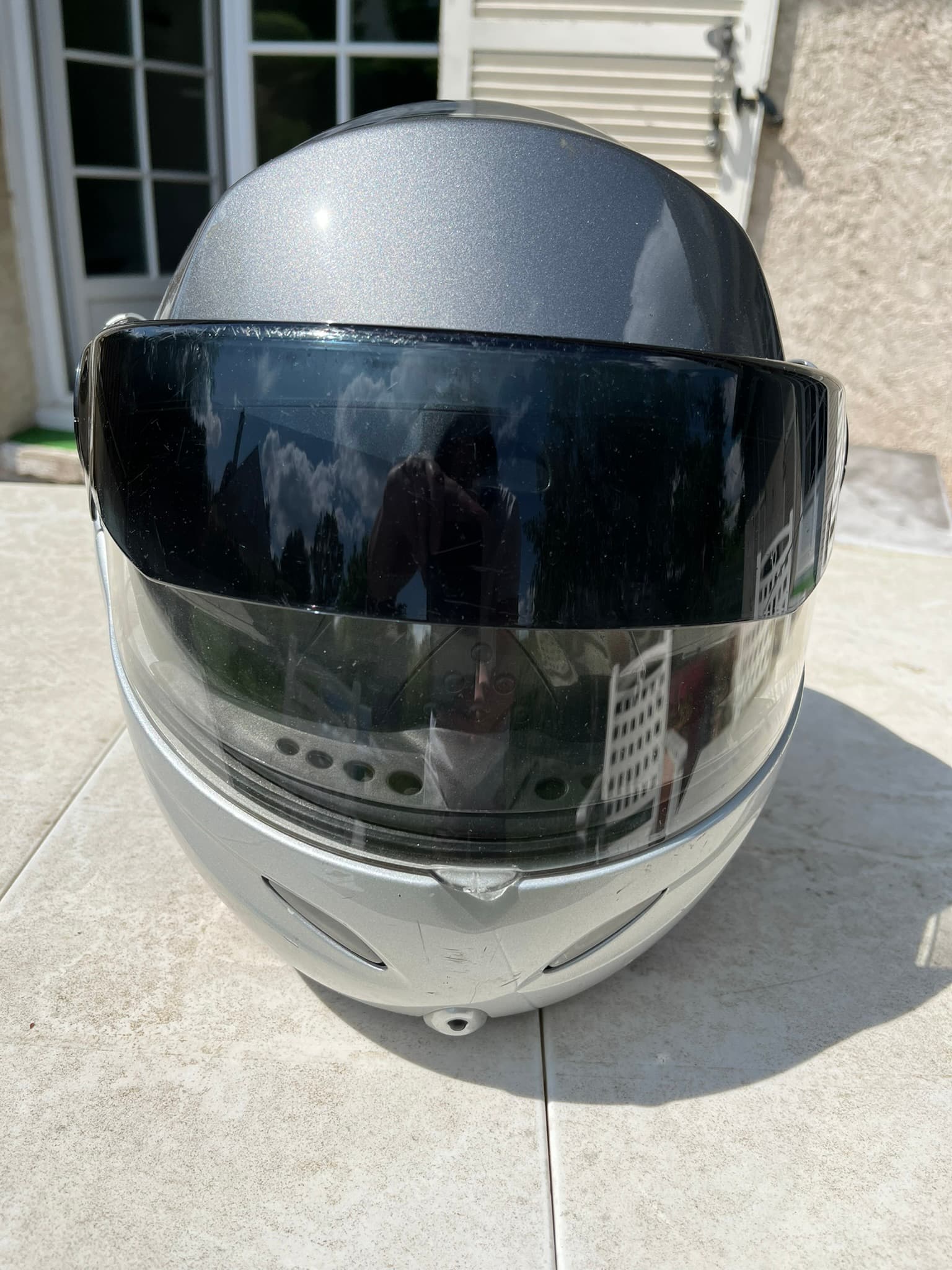 Casque Nolan N101 Classic VPS Platinum Silver – Modulable Femme Taille S – VPS — photo 2/6