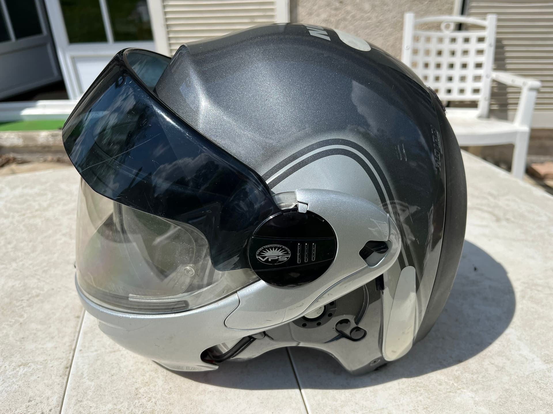 Casque Nolan N101 Classic VPS Platinum Silver – Modulable Femme Taille S – VPS — photo 5/6