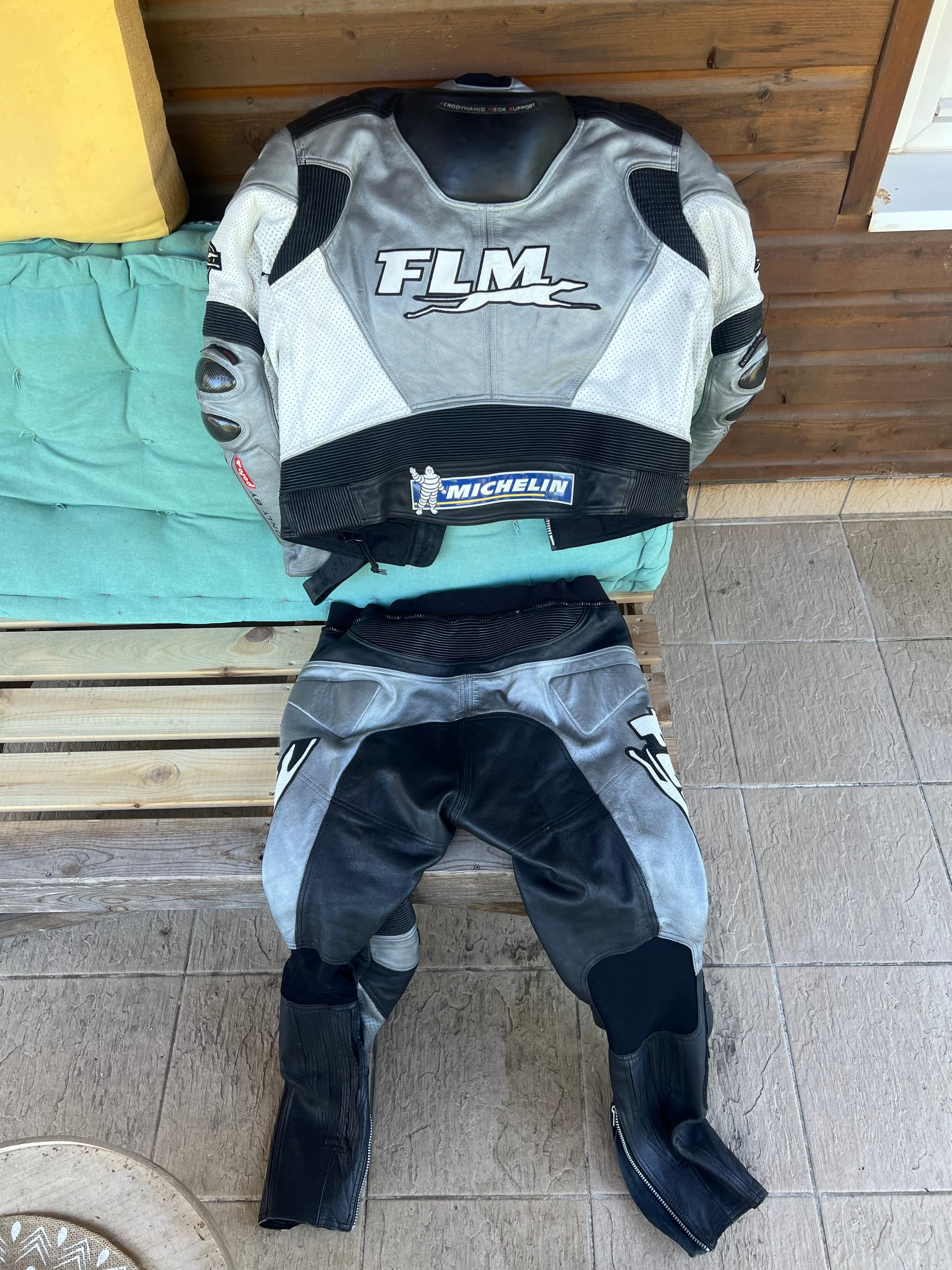 Combinaison cuir moto homme — photo 2/2