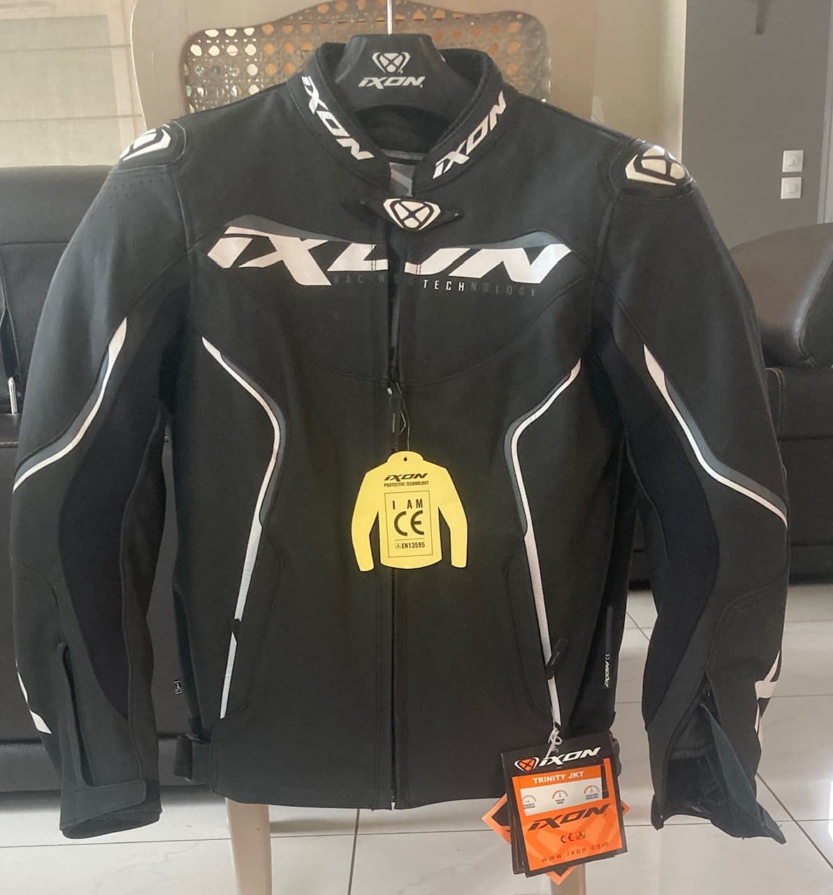 Blouson cuir neuf Ixon Trinity JKT femme taille M