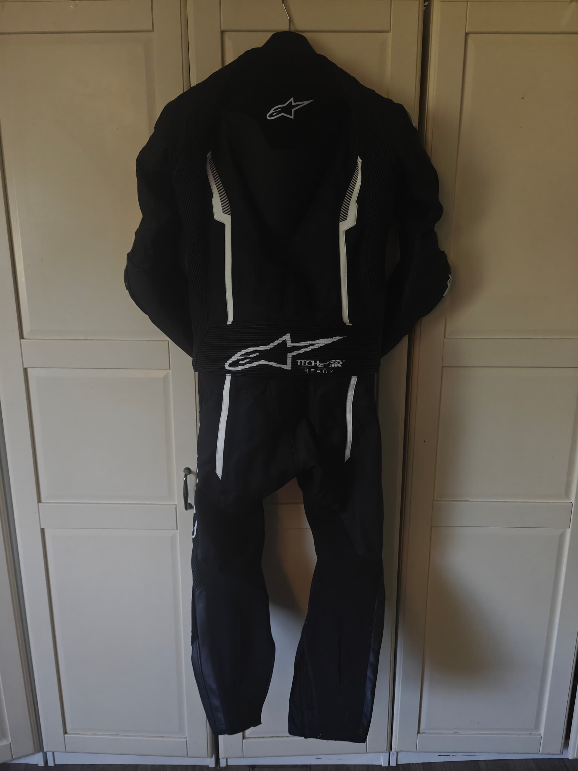 Combinaison cuir noir Alpinestars missile v2+ dorsale M — photo 1/6