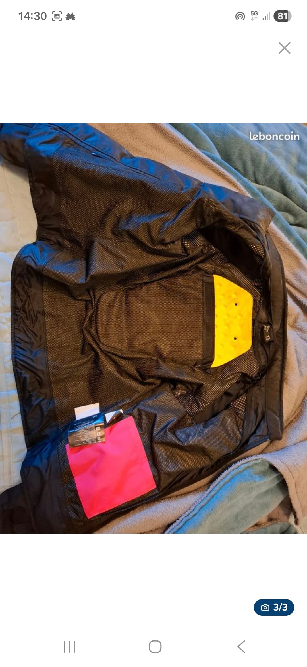 blouson moto — photo 2/3