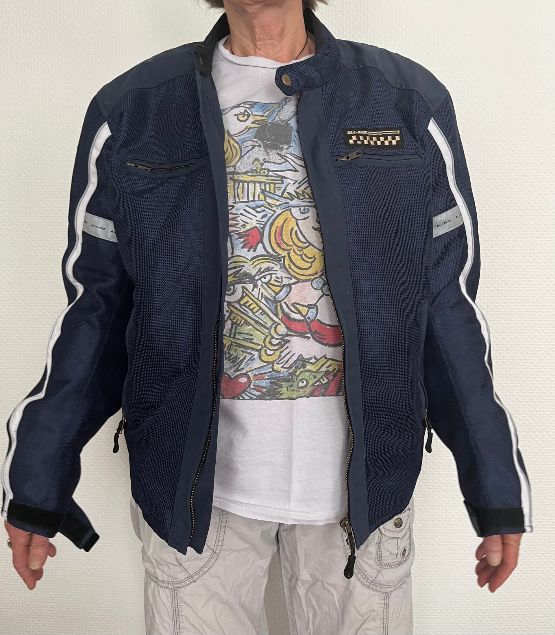 Blouson moto été - homme