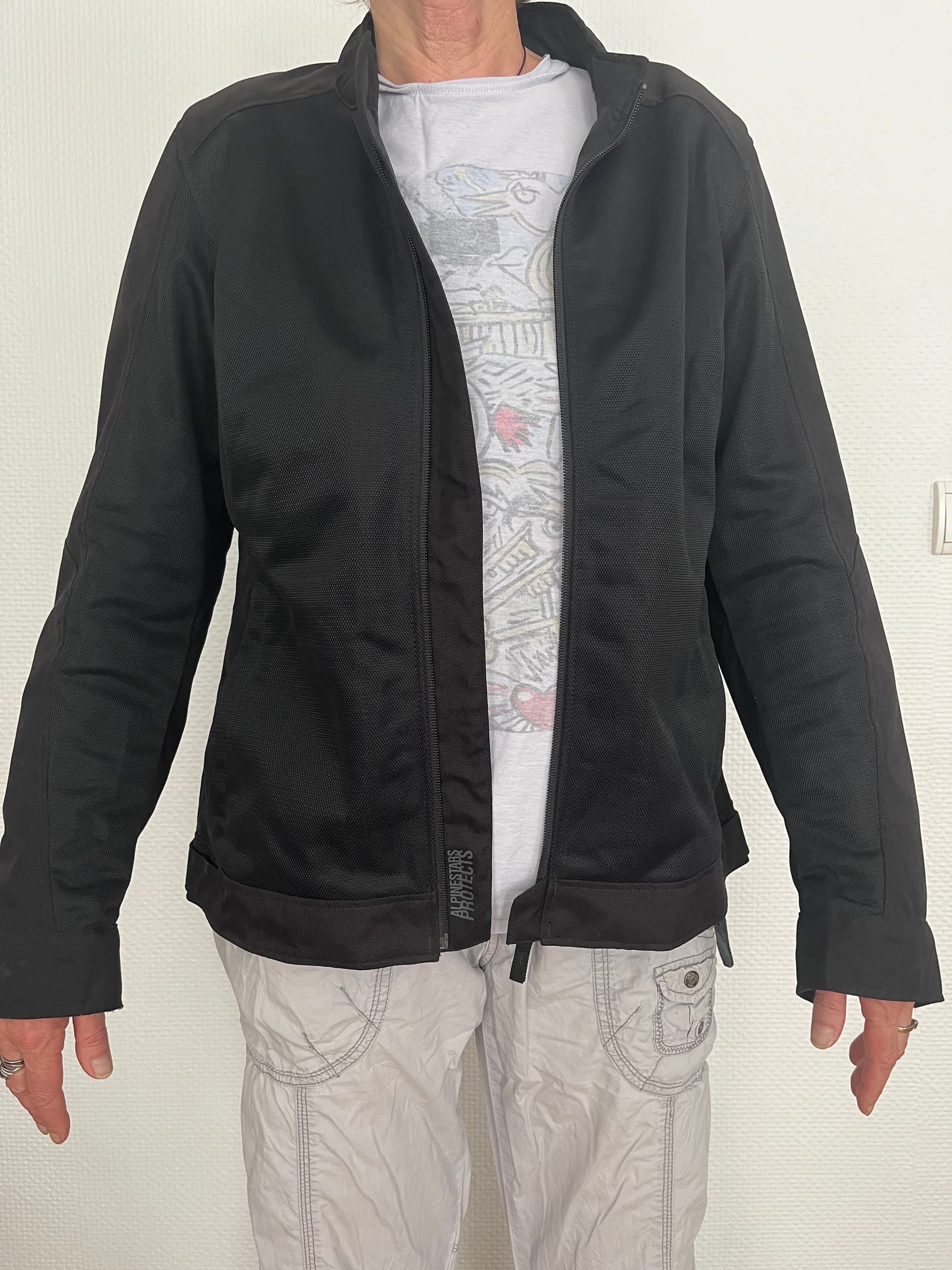Blouson moto été Alpinestars - Noir - Femme