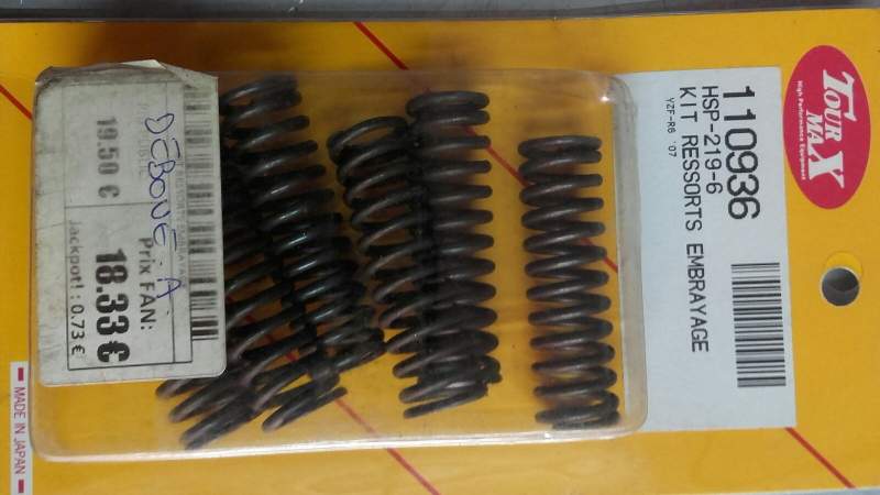 ressorts d’embrayage Yamaha YZF 600 R6 2007 — photo 1/1