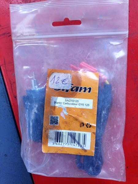 Starter automatique carburateur GY6 125 — photo 1/2