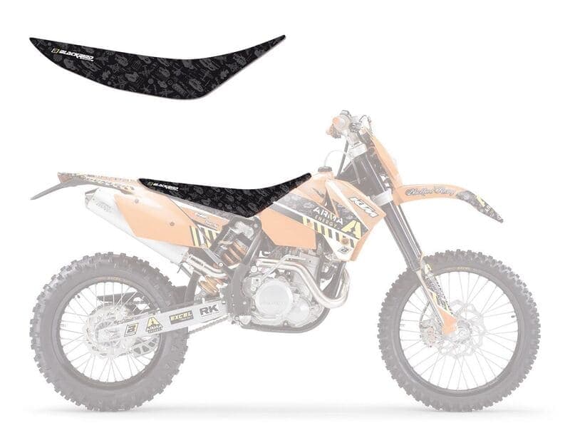 housse de selle Arma Energy Blackbird KTM sx sxf 11-15, exc 12-15 — photo 1/3