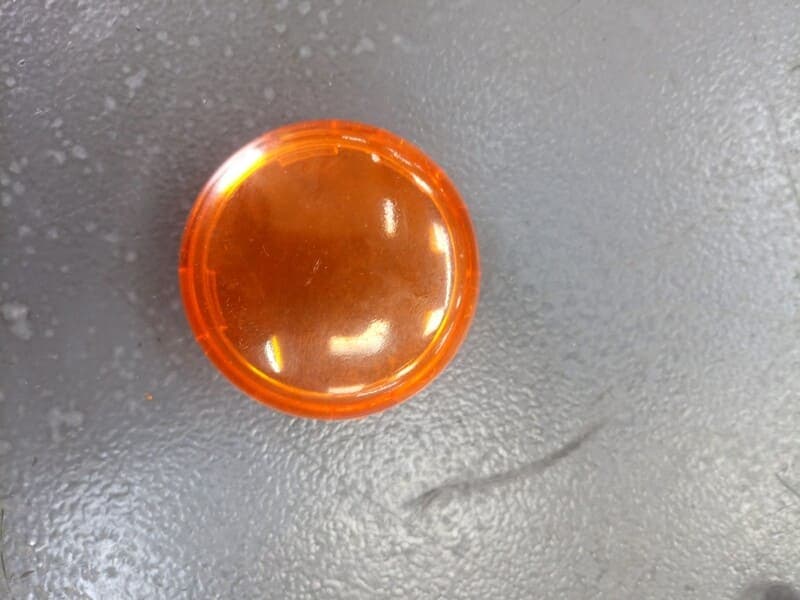 Couvercle de clignotant orange universel Harley Davidson — photo 1/2