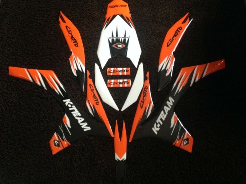 kit déco moto complet KTM 125 250 450 SX SXF 11-12 CE5264 — photo 1/1