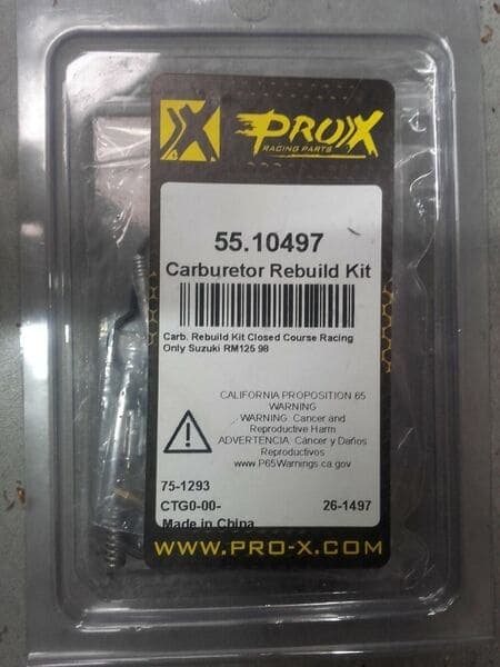 kit réparation PROX carburateur pour suzuki RM 125 1998 — photo 1/2