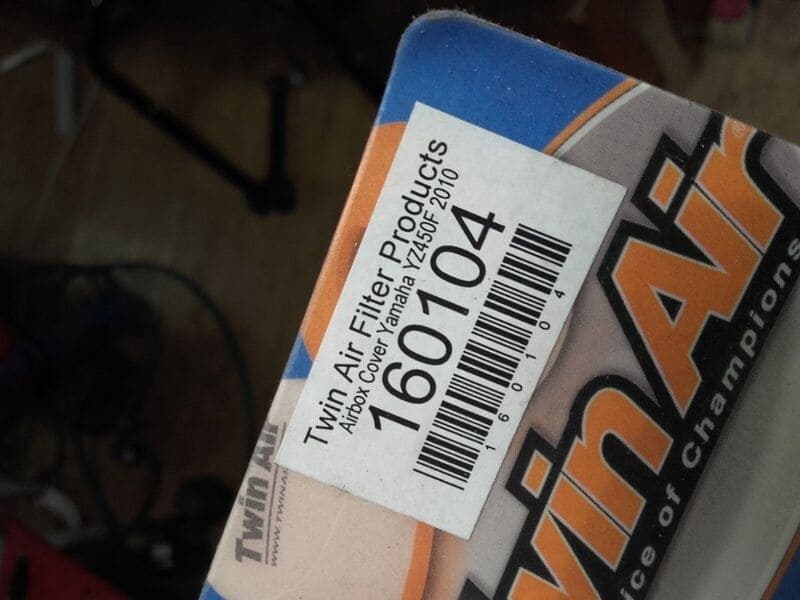 Twin 160104 cache bouchon couvercle filtre boite a air YAMAHA 450 yzf 03-13 — photo 2/2