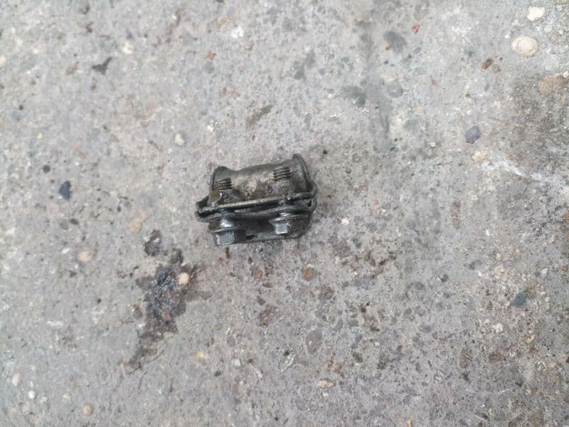 Guide passage de câble pour fourche Honda 350 XLR XL R nd03