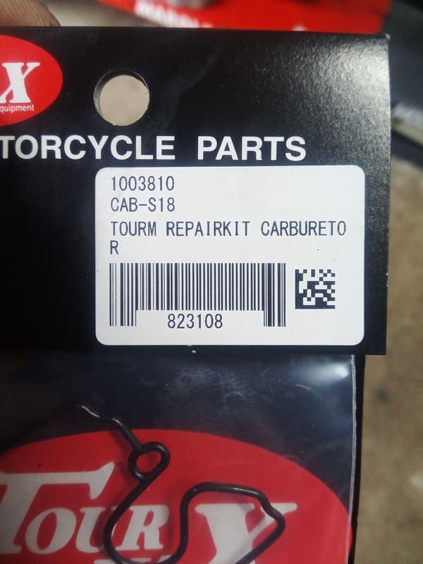 lot de 4 kit de réparation de carburateur 1003810 CAB-S18 Suzuki 600 750 GSXR 1997 — photo 2/3