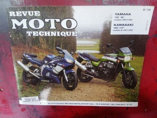 Revue technique moto N° 116 Yamaha 600 YZF R6, Kawasaki 1100 ZRX — photo 1/1