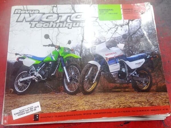 Revue technique moto N° 68 Honda XL 600 V Transalp (87-00), Kawasaki 125 KMX (86-02) — photo 1/1
