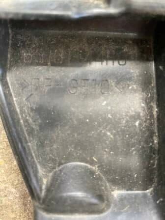 Renfort arrière de support de plaque, Bavette Suzuki 650 SFV Gladius — photo 2/3