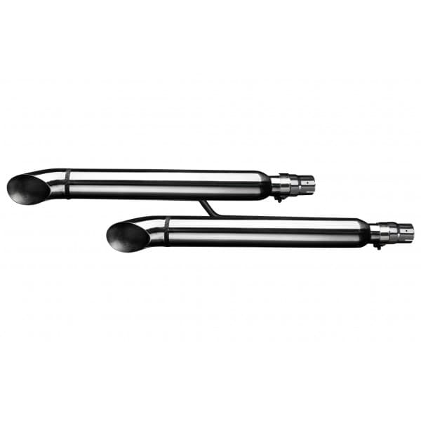 Silencieux d’échappement type drag pipe 550mm turnout DELKEVIC Honda 1300 VTX 01-09 neufs — photo 3/3