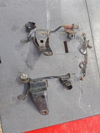 Pattes de support de phare et compteur Honda 400 CBX CB X nc07 — photo 1/1