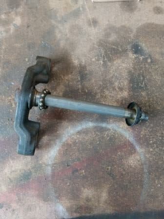 Té de fourche inférieur avec colonne de direction Honda 1100 ST Pan European SC26 — photo 2/3