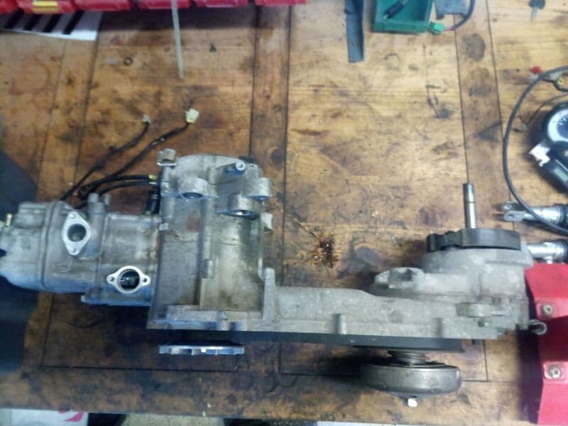 Moteur et transmission complet Honda 125 SH 01-04 jf09a — photo 2/3