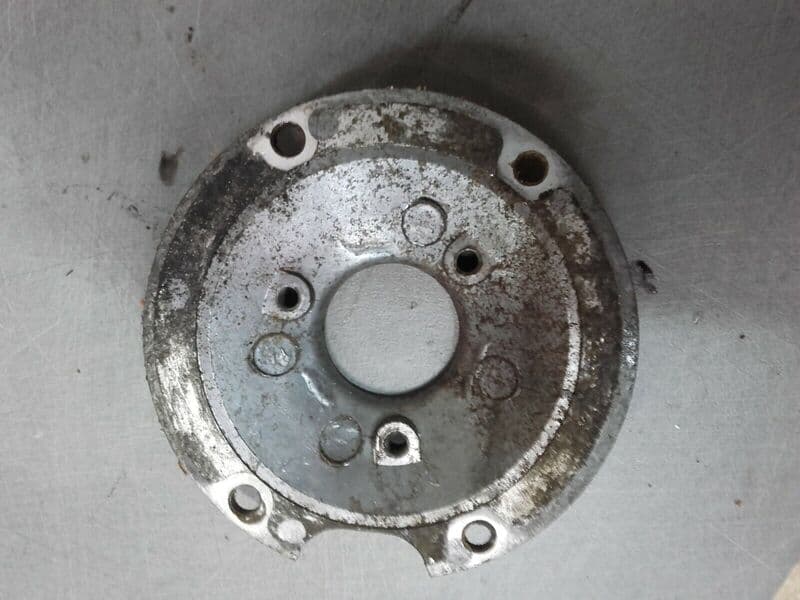 Platine support stator alternateur carter vilebrequin Aprilia 125 Pegaso GQ — photo 2/2